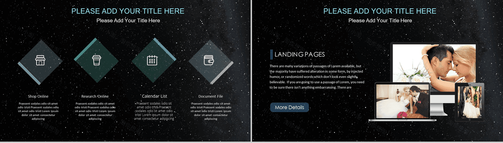 月球欧美商务风总结汇报企业规划PPT模板-5