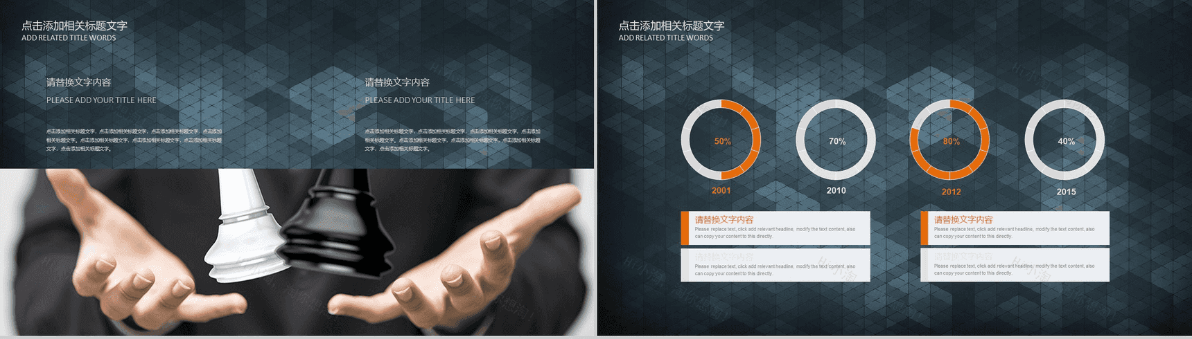 互联网商业创业项目融资计划书PPT模板-3