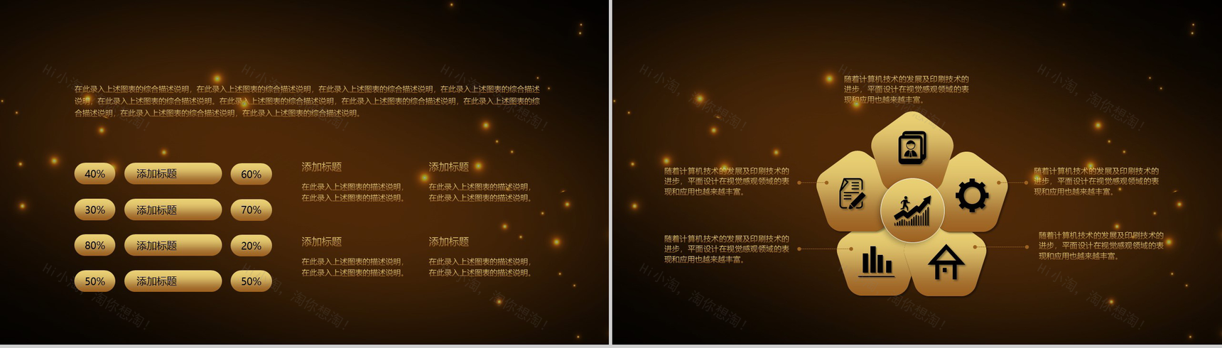 高端精美金融理财商业计划书PPT模板-9