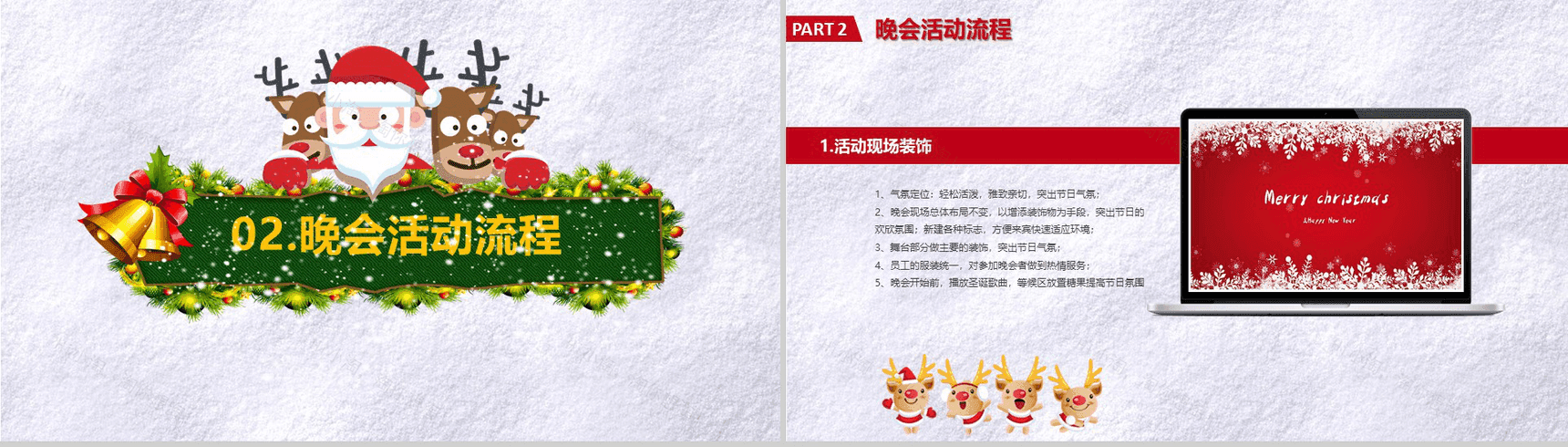 创意圣诞节活动策划平安夜新年晚会营销PPT模板-4