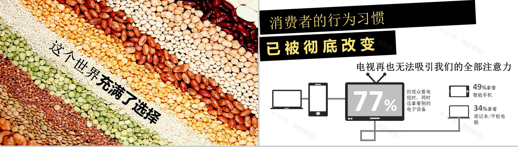 创意个性互联网时代营销PPT模板-3