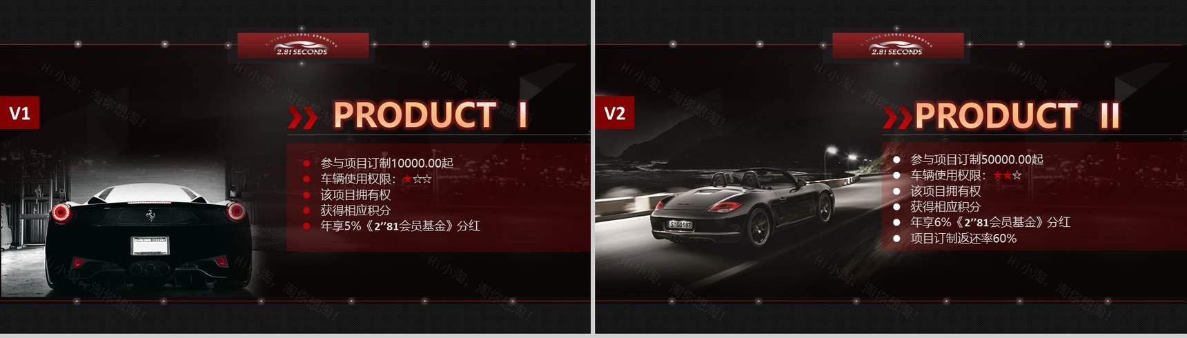 高档汽车超级跑车营销PPT模板-6