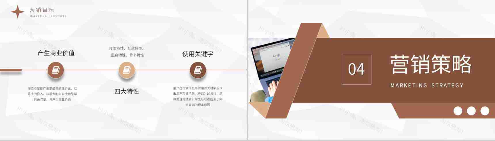 公司网站竞价推广方法学习SEM分析知识培训总结PPT模板-6