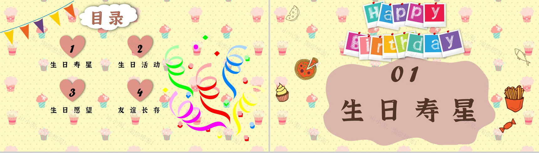 企业员工生日会活动策划方案纪念电子相册动态PPT模板-2