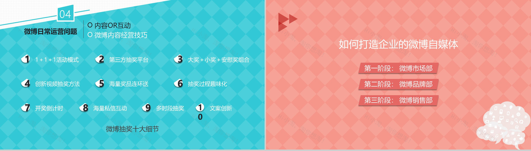 企业微营销实战商务读书笔记PPT模板-5