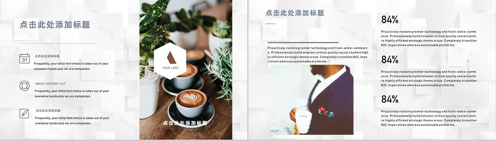 咖啡店奶茶店连锁招商加盟项目合作推广计划书PPT模板-8