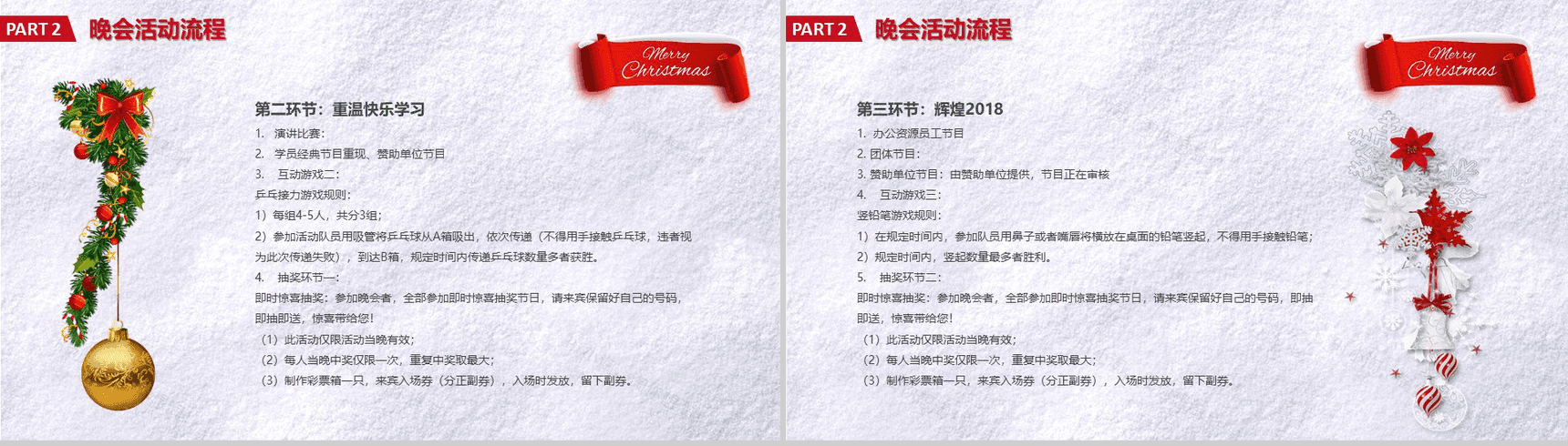 创意圣诞节活动策划平安夜新年晚会营销PPT模板-7