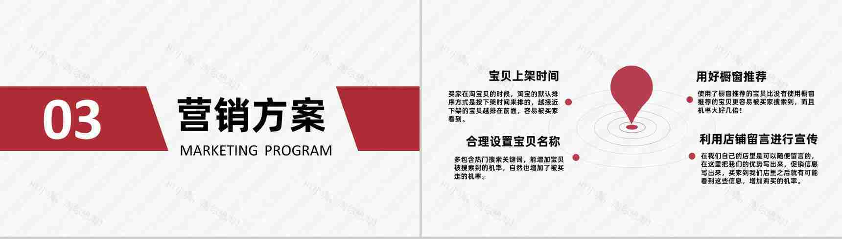淘宝营销计划店铺活动推广及产品内容运营方案PPT模板-6