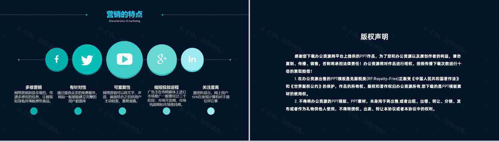 互联网行业网络营销案例分析整合营销案例教育培训PPT模板-8