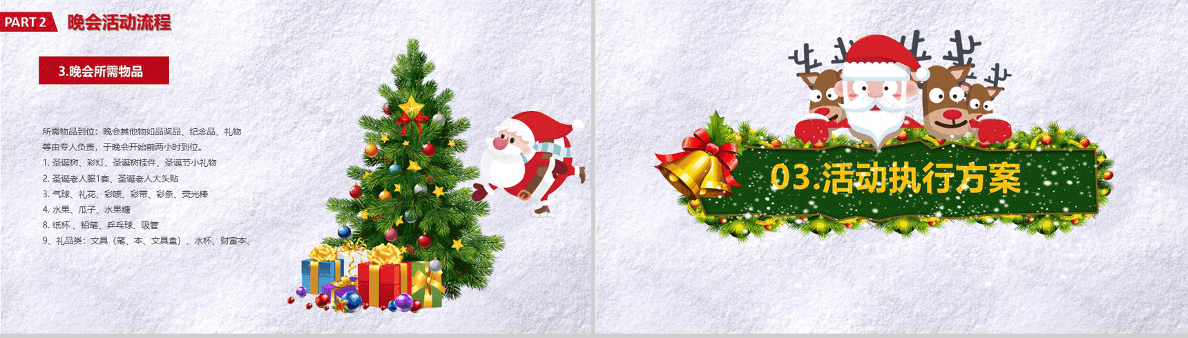 创意圣诞节活动策划平安夜新年晚会营销PPT模板-8