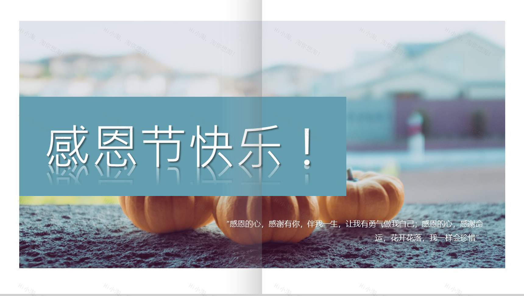 清新简约感恩节营销活动策划方案汇报PPT模板-12