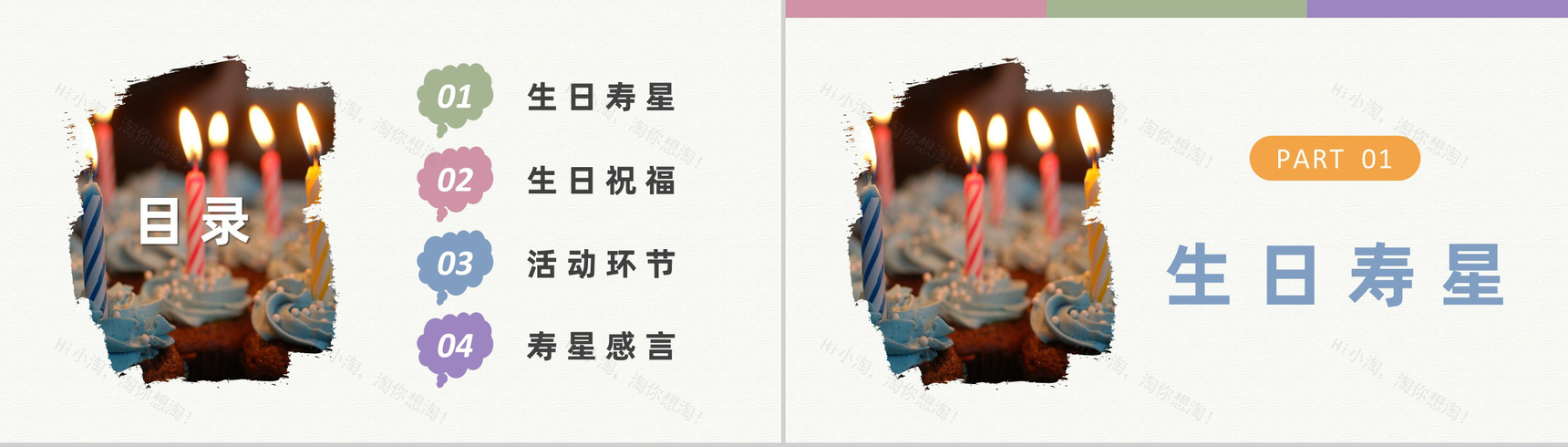 企业员工生日会活动流程生日庆祝聚会专用计划方案PPT模板-2