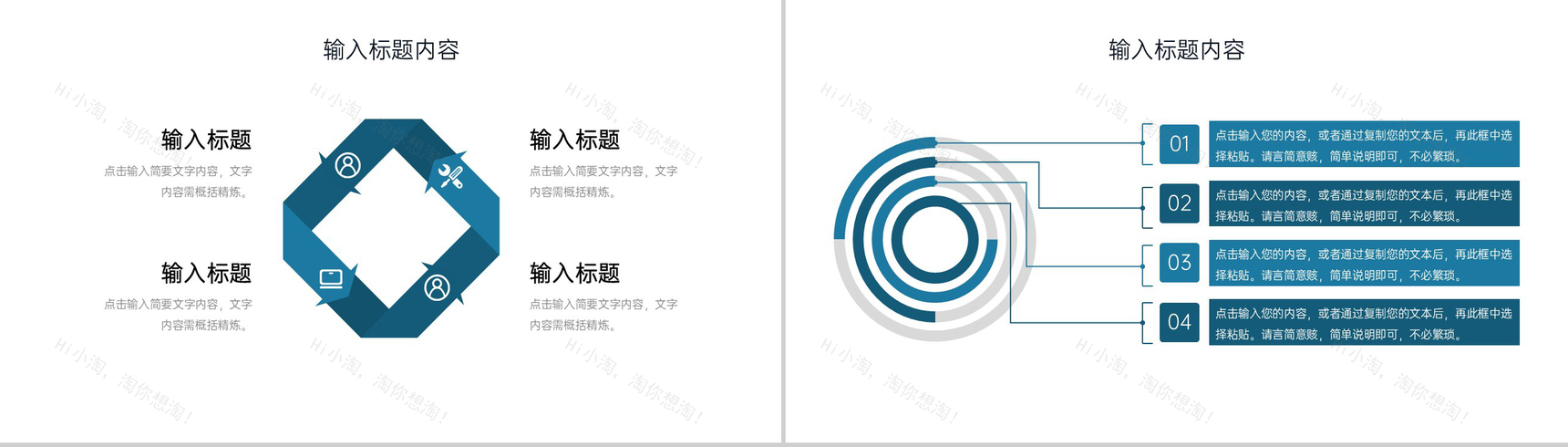 蓝色公司品牌管理战略分析工作报告PPT模板-5