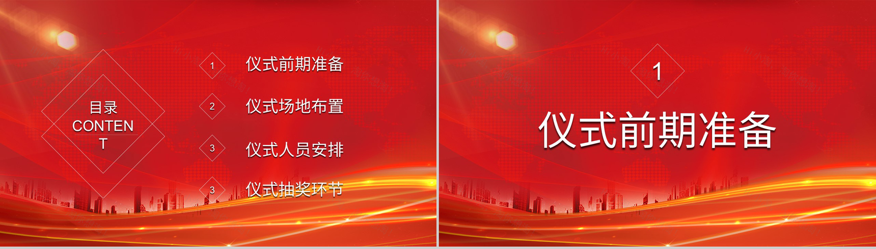 项目启动发展公司签约合作仪式活动安排准备事项介绍PPT模板-2