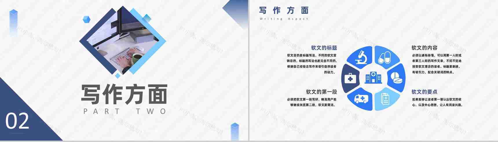 新媒体软文营销博客营销与论坛推广培训专用PPT模板-4