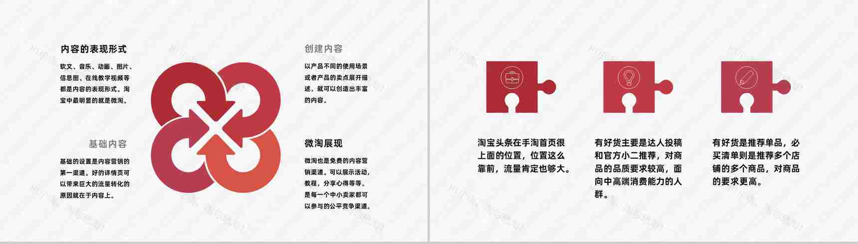 618淘宝营销活动策略市场营销部门汇报专用PPT模板-3