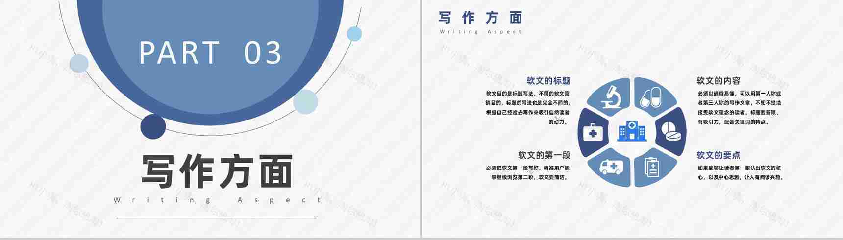 新媒体行业软文营销文案与博客论坛推广培训专用PPT模板-6
