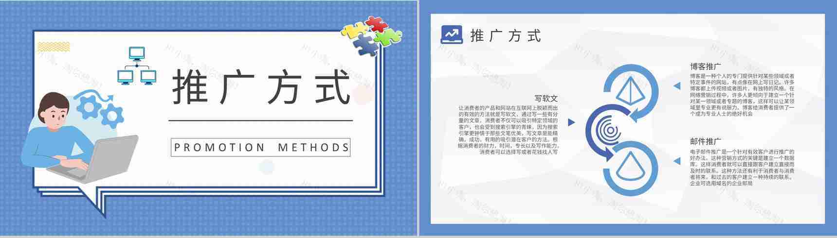 企业员工网络推广的方法和技巧培训网站运营方案PPT模板-7