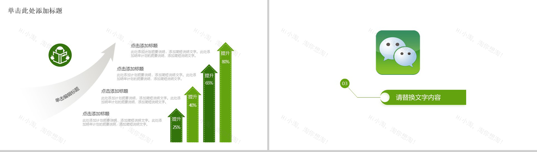 简约大气微信营销PPT模板-8
