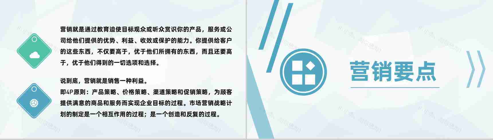 公司产品广告营销目标计划市场营销策略推广方案PPT模板-3