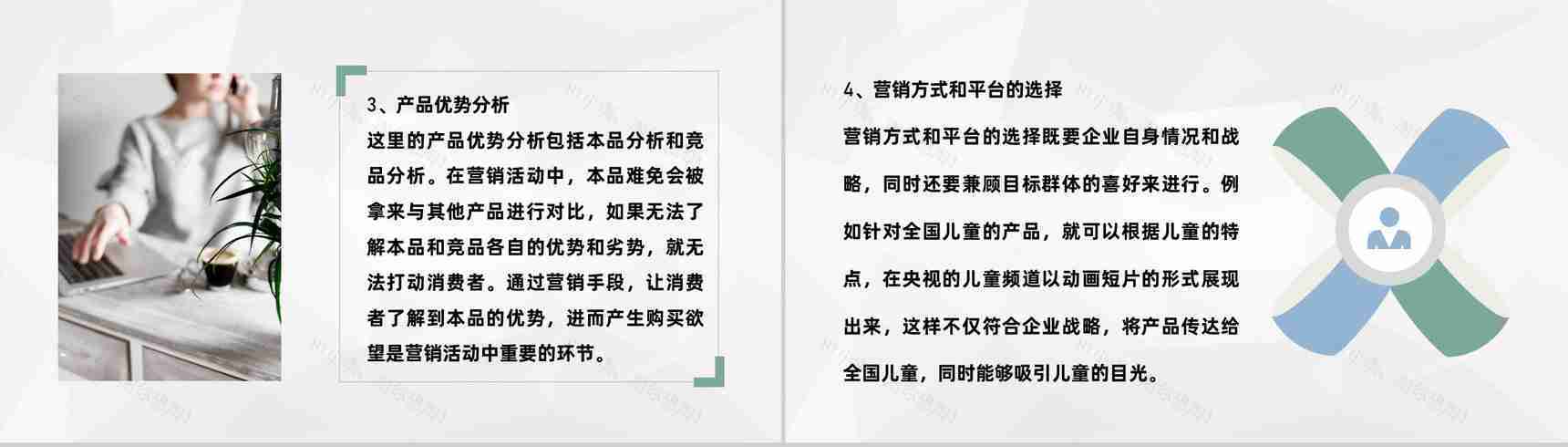 互联网行业公司网络营销策略分析广告策略模式总结PPT模板-3