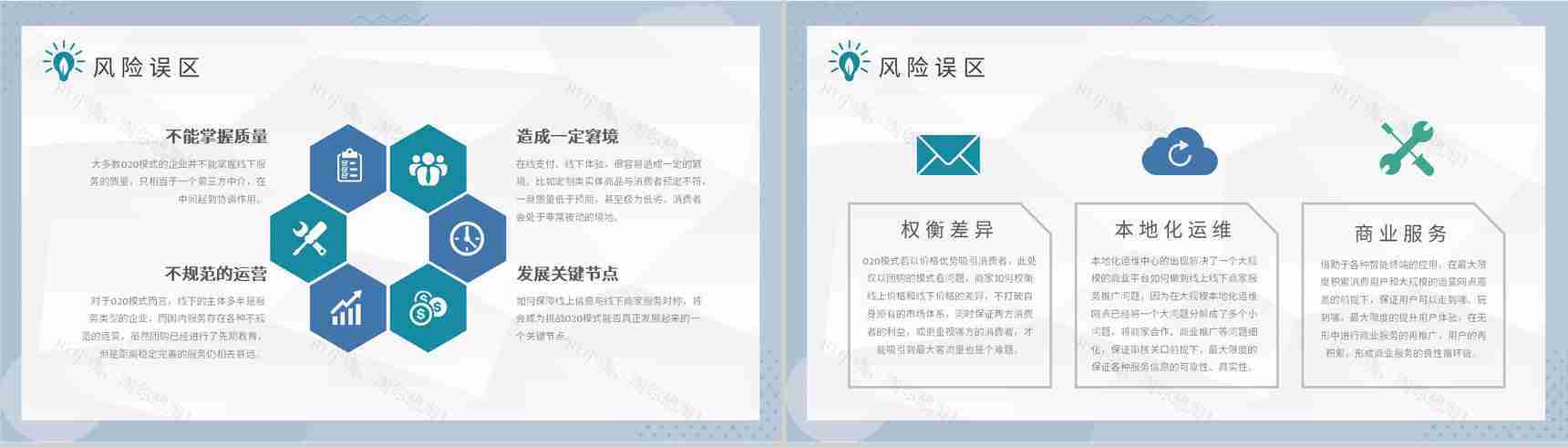 O2O营销模式的优势电子商务案例电商PPT模板-6