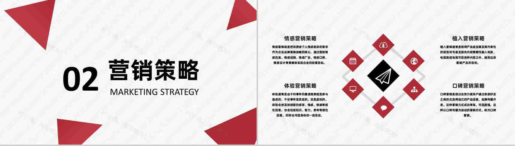 618淘宝营销活动策略市场营销部门汇报专用PPT模板-4