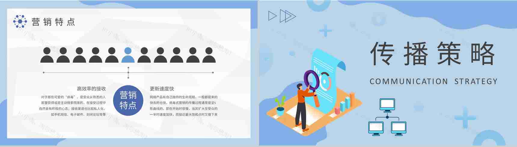 企业病毒式营销知识培训总结社会化营销计划方案PPT模板-5