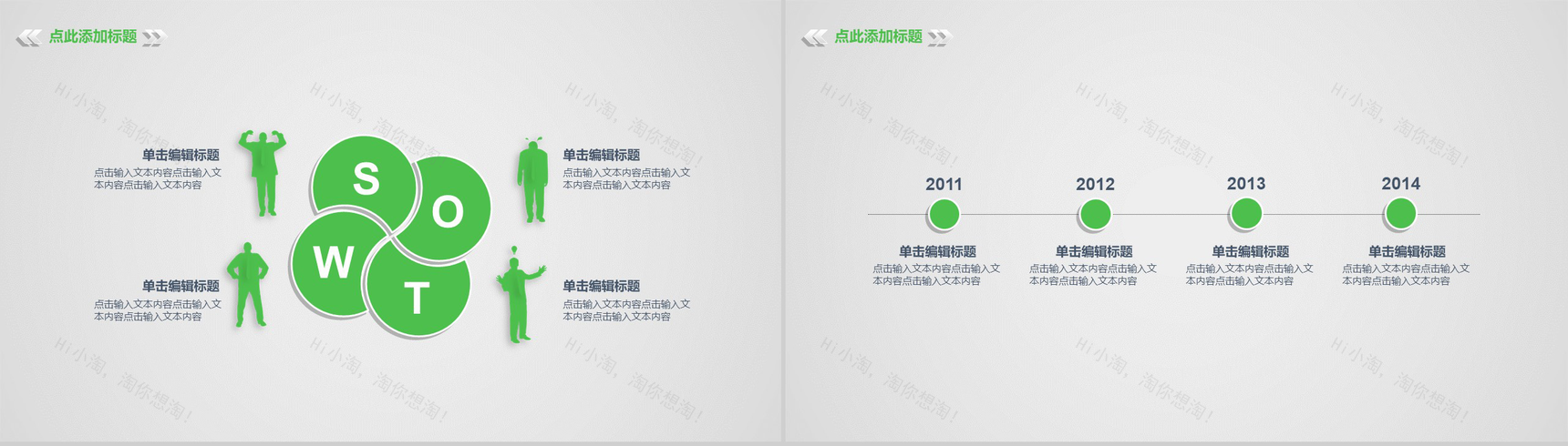 白色简约动态微信营销报告PPT模板-10