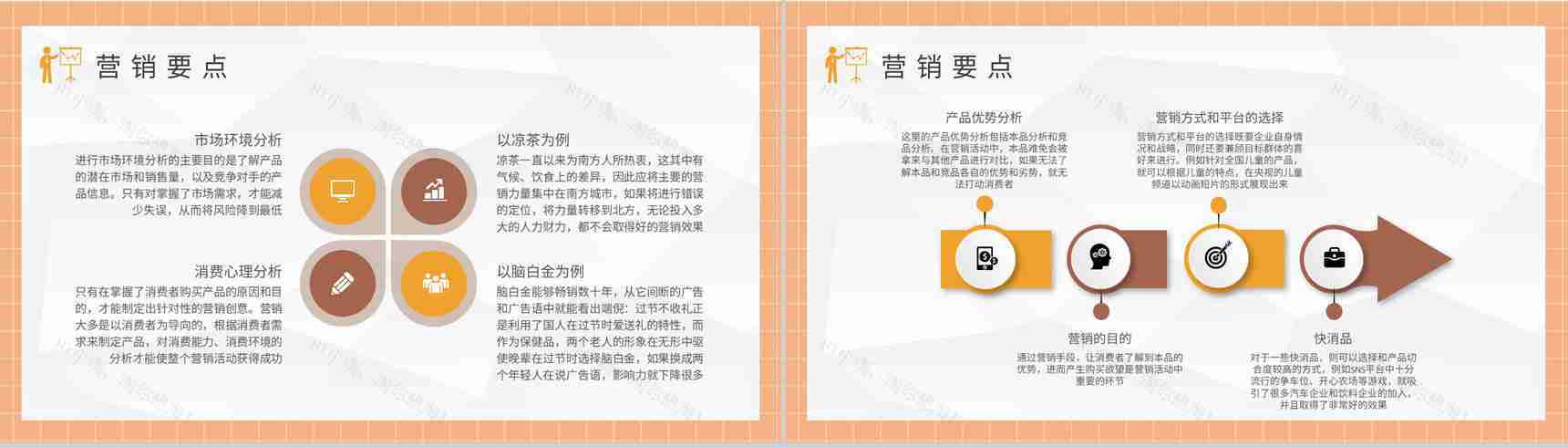 员工营销策略分析培训公司产品推广工作计划总结PPT模板-5