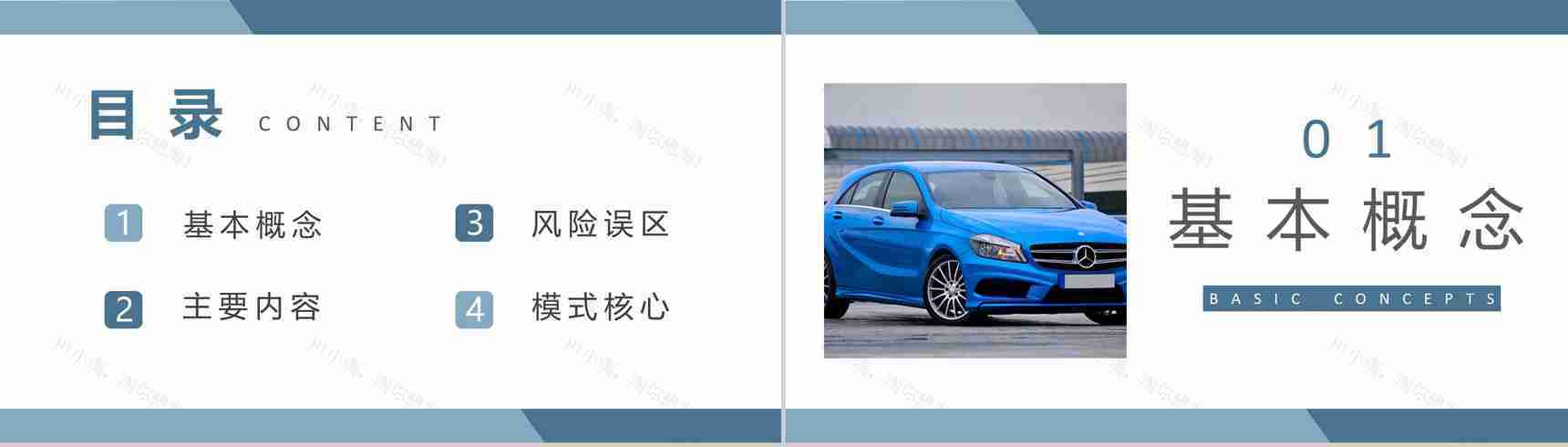 汽车行业O2O营销模式学习公司营销推广方案汇报PPT模板-2