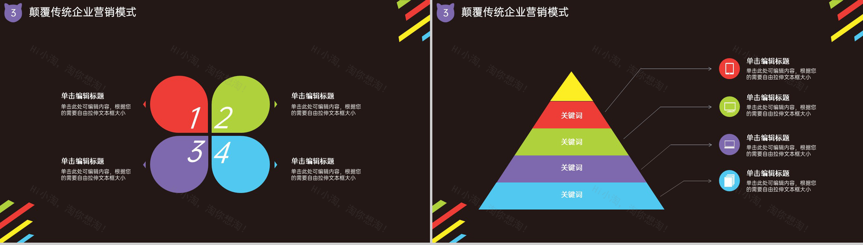 黑色简约双十一营销活动策划书PPT模板-10