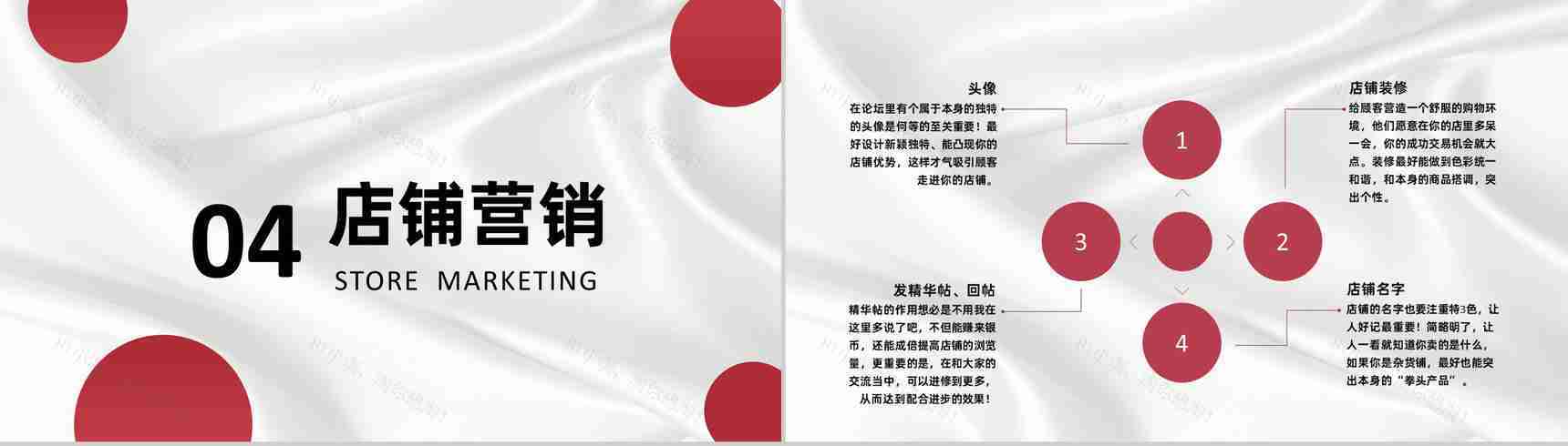 淘宝商家营销计划方案与店铺产品推广促销PPT模板-8