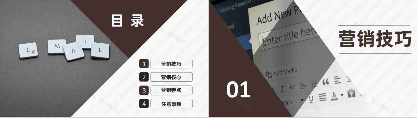 互联网行业EDM营销方案与销售策划方案活动PPT模板-2