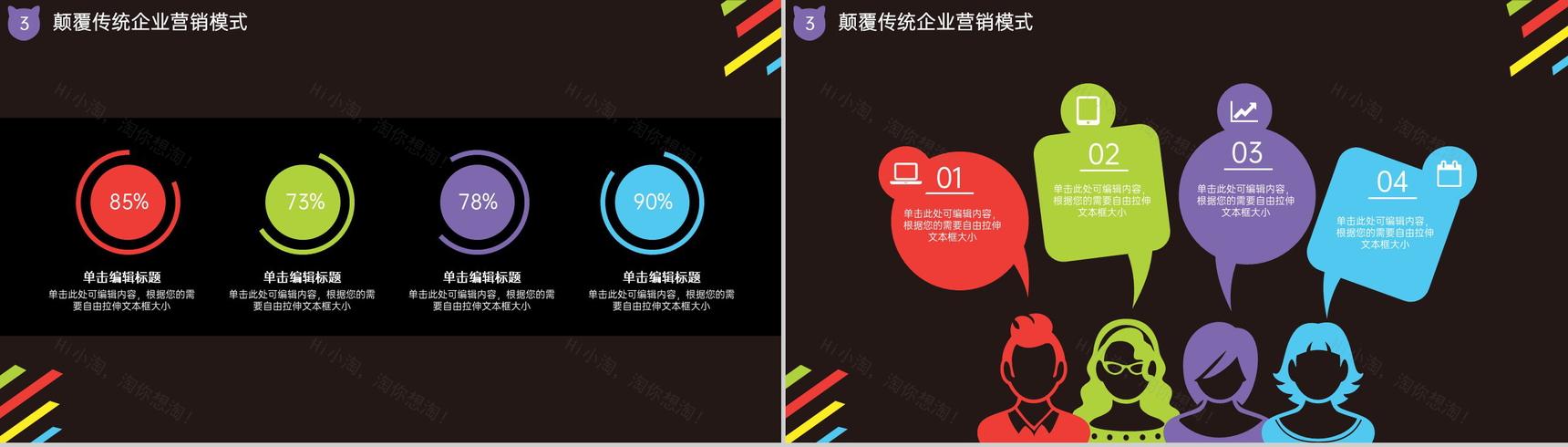 黑色简约双十一营销活动策划书PPT模板-9