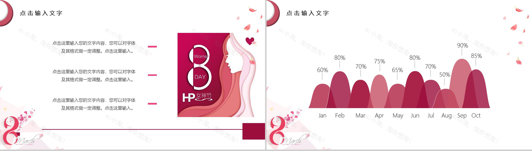 优雅大气女神节营销策划PPT模板-9