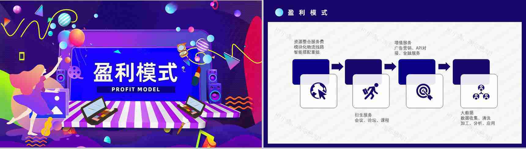 智慧跨境电商方案SOP跨境电商的进口模式分类物流海淘方案PPT模板-8