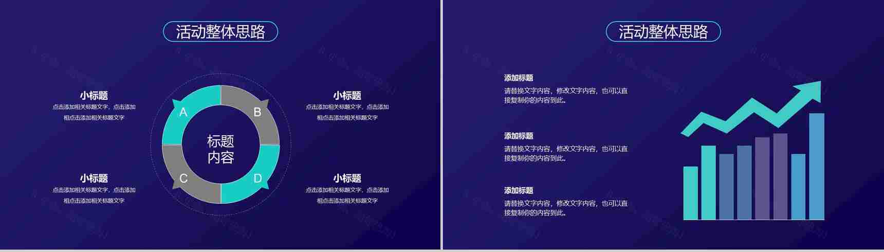 互联网时代信息科技工作汇报总结电子商务营销策划PPT模板-3