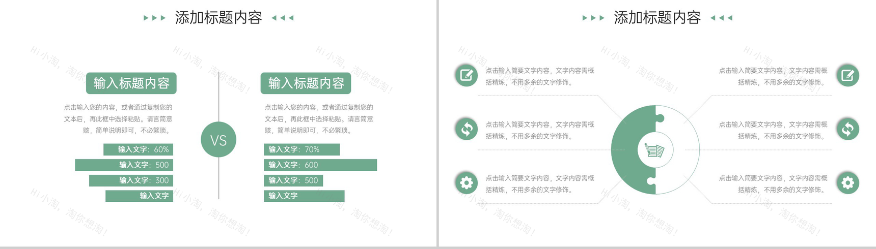 绿色简洁工作经验分享部门周例会汇报PPT模板-4