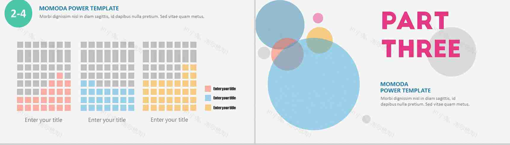 精美活泼小清新多功能PPT模板-6