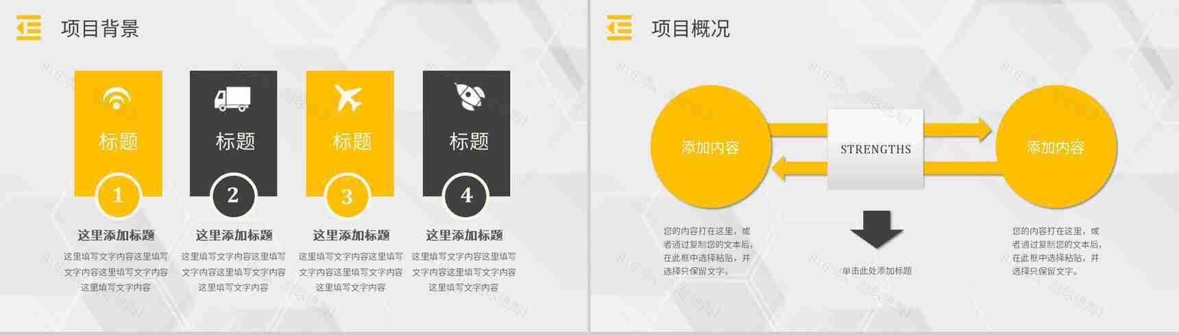 市场优势劣势机会分析SWOT分析矩阵企业战略分析工作汇报PPT模板-3