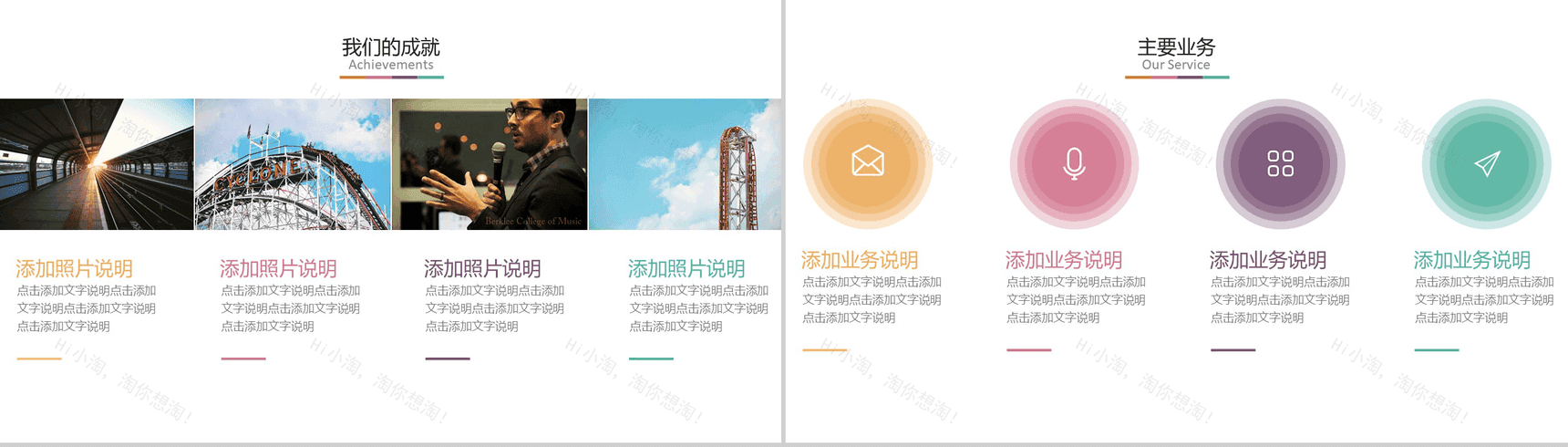 商务汇报演讲多功能简洁实用PPT模板-3