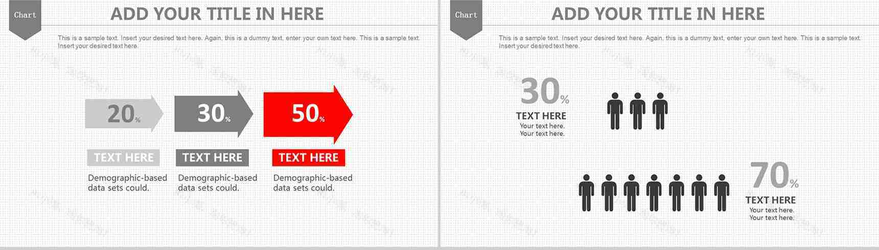 小眼睛商务模板白色大气PPT模板-3