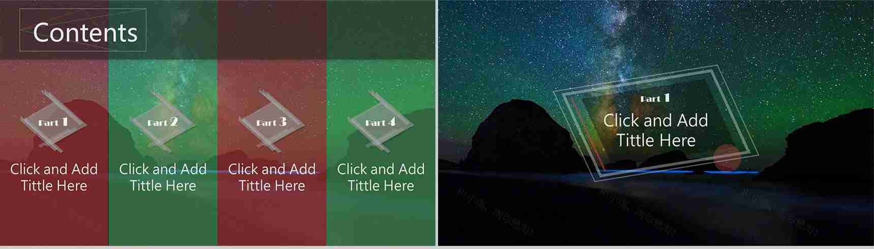 精品炫酷动态商务通用PPT模板-2