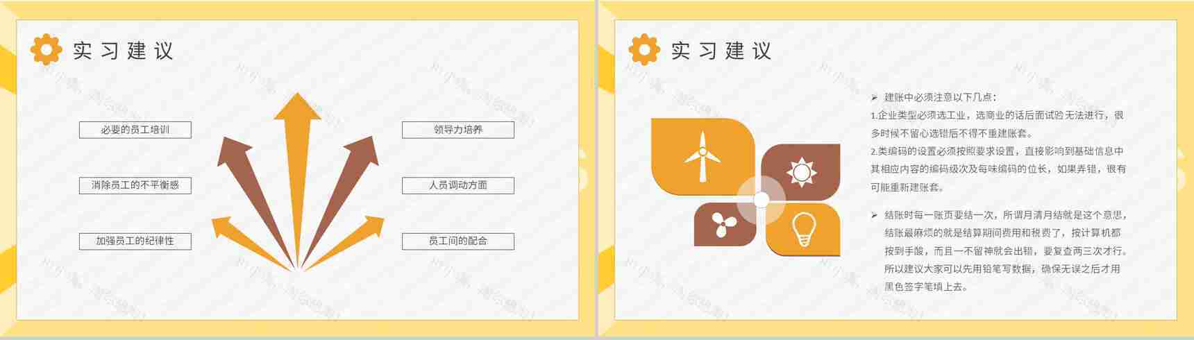 大学生单位实习报告总结部门员工职位工作成果汇报PPT模板-7