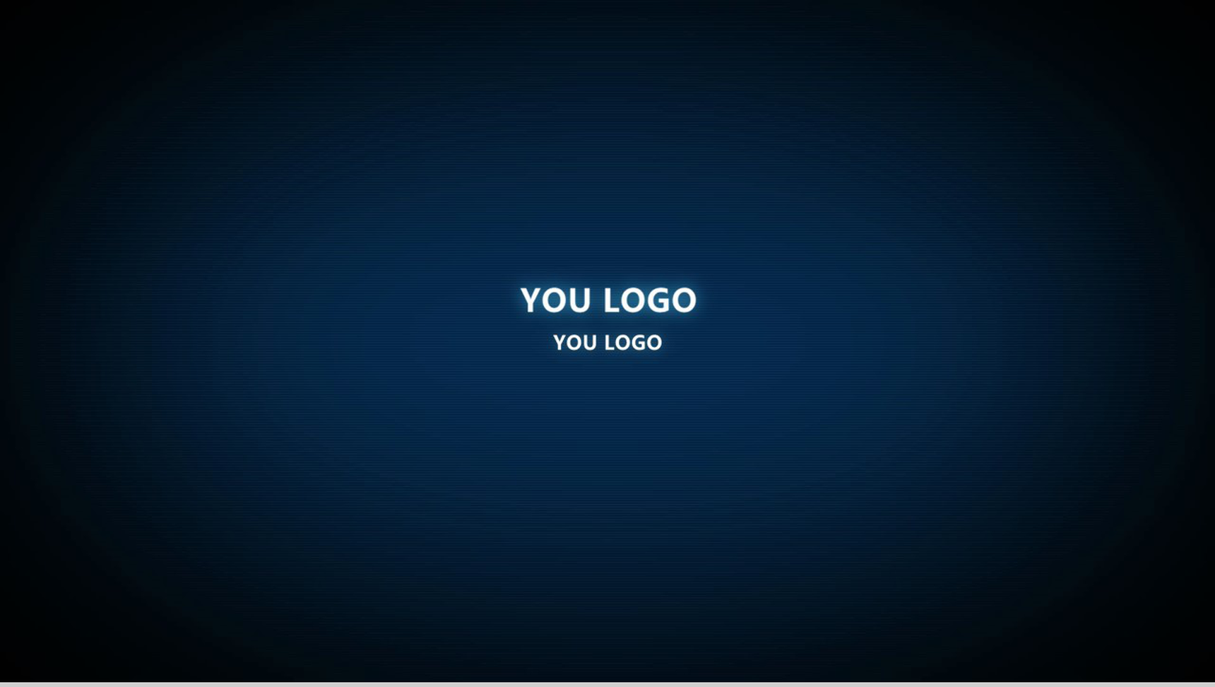 深蓝色炫酷动画商务通用PPT模板