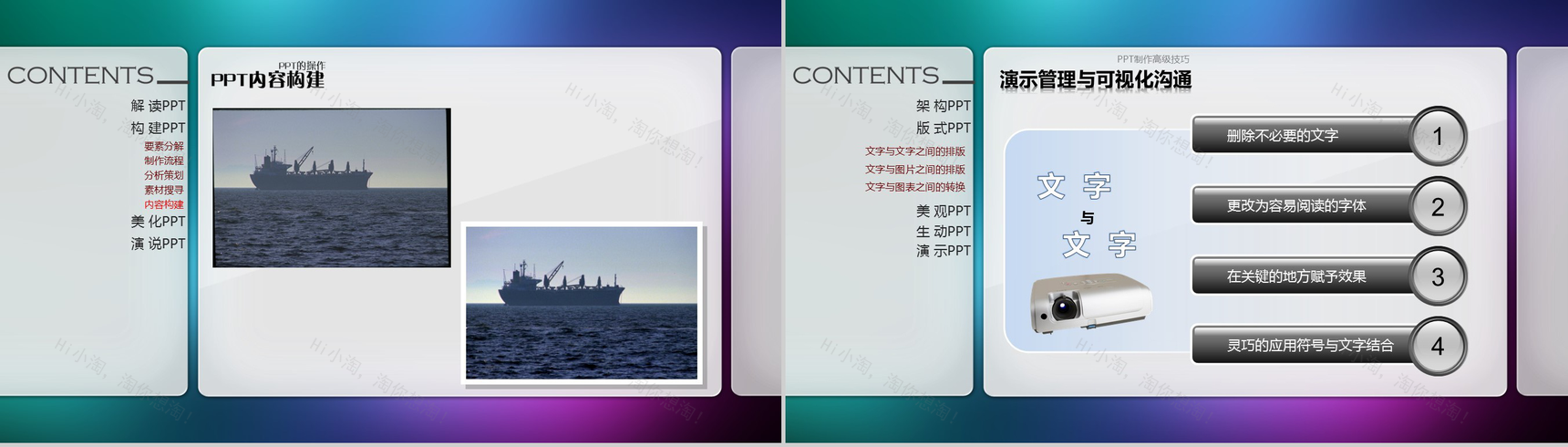 动态流程分析PPT模板-3