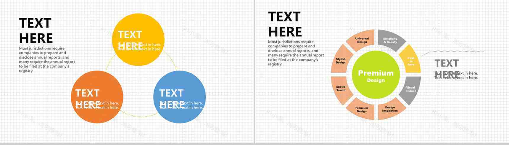 白色商务简洁静态商务PPT模板-5