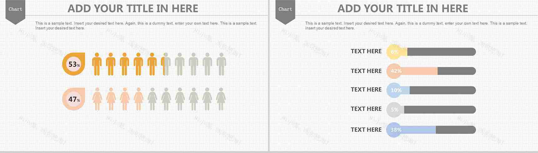 小眼睛商务模板白色大气PPT模板-10