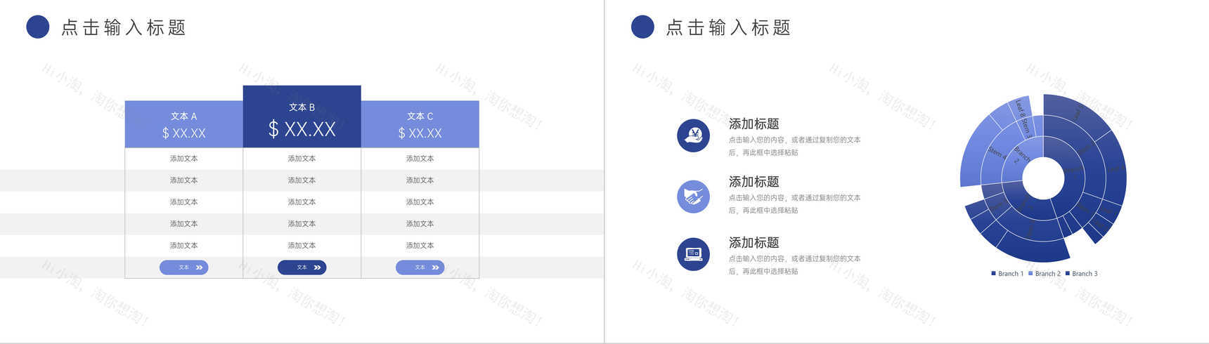简约蓝色销售业绩报告月度总结PPT模板-10